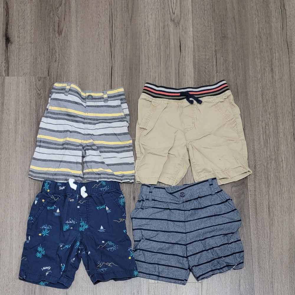 Kids Striped and Patterned Shorts Set